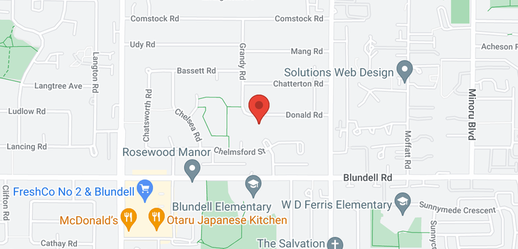 map of 6780 DONALD ROAD